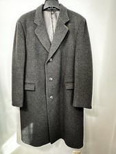 Lord & Taylor Wool & Cashmere Vintage Gray Ov...