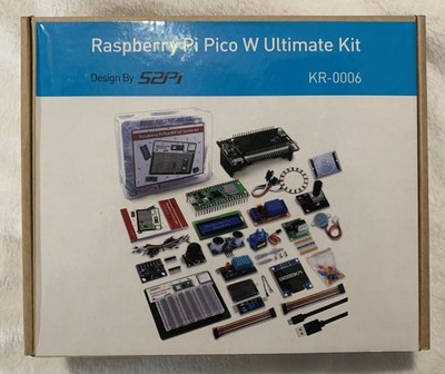 Ultimate Kit for Raspberry Pi Pico W with Headers, Detailed Tutorials,  52pi