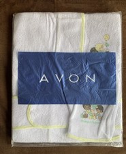 Avon Precious Moments Hooded Terry Cloth Wrap Towel  Wash Mitt -Infant Bath Set