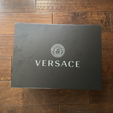 Versace Black Medusa Logo Large Cardboard Rec...