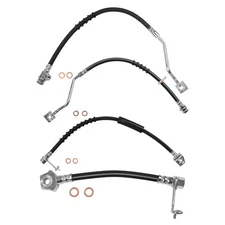 Sunsong Front & Rear Left & Right Brake Hydraulic Hose Kit for F250 F350 RWD