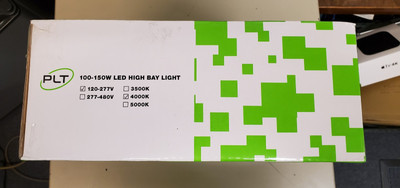 PLT-13126 High Bay UFO LED Light Lamp Warehouse 240W 5k Kelvin 120-277V NEW