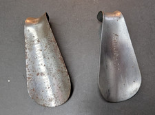 LOT OF 2 Vintage JCPenney and Gold Bond Shoes Shoehorn Metal 3.5 Inch