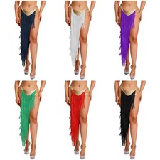 Womens Costume Clothing Dress Up Irregular Dance Clubwear Wrap Skirts Built-in