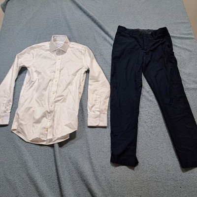 Bundle of 2 Kids Boys Clothing Shirt & Pant Set Size 12 Casual Outdoor