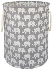 Laundry Basket Storage Bins Baby Nursery Hamper for Boys and Girls Toy Box Gi...