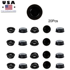 20Pcs Zest Locator Dental Lab Processing Retention Replacement Inserts Cap Black
