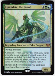 Quandrix, the Proof - Foil - Secrets of Strixhaven