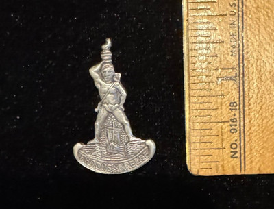 handcrafted metal Destination Pendant Rhodos Greece Colossus of Rhodes Statue