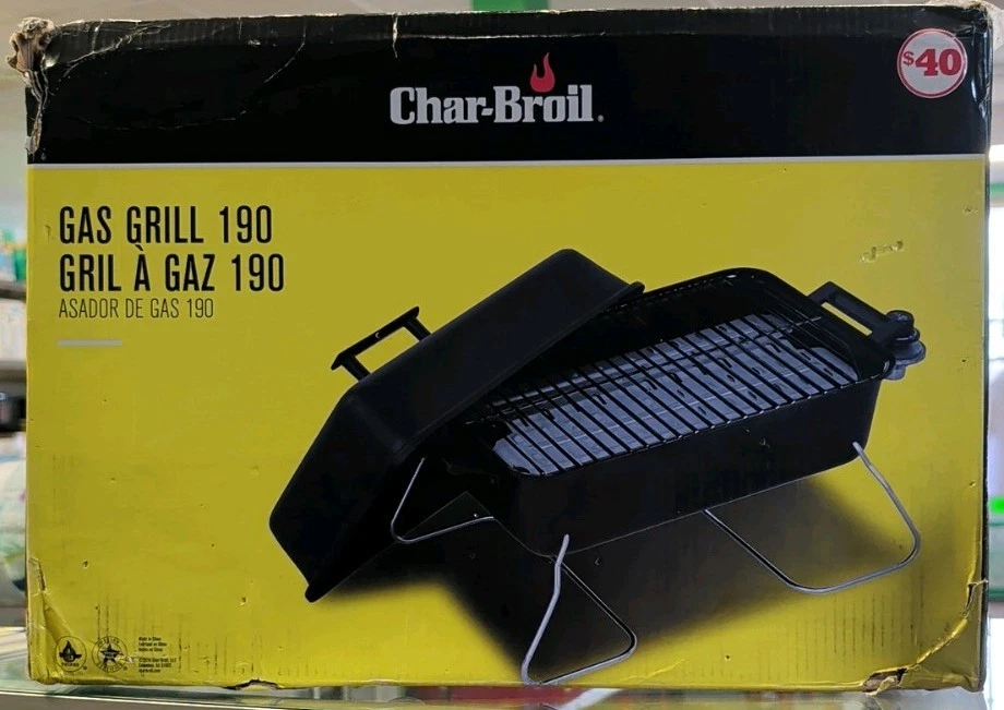 Char-Broil Portable Gas Grill Black