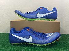 Sz 13 Men - Nike Zoom Ja Fly 4 Blue Track  Field Run Spikes Shoes DR2741-400