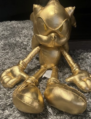 Sonic The Hedgehog 24K Sonic Gold 21” Plush Sega Collectible (2024