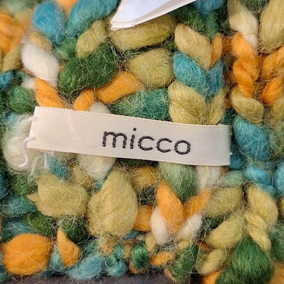 Gorro para mujer Micco New York OSFM vintage mezcla de lana grueso tejido exterior Foto 2 de 4