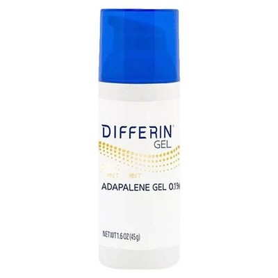 Differin 0,1 % Adapalene Akne-Behandlungsgel   1,6 Unzen *VERKAUF Kostenloser