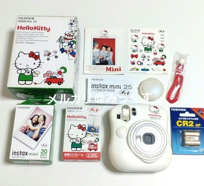 FUJIFILM Instax Mini 25 Hello Kitty Sofortbildkamera mit Film & Akku Set Neu