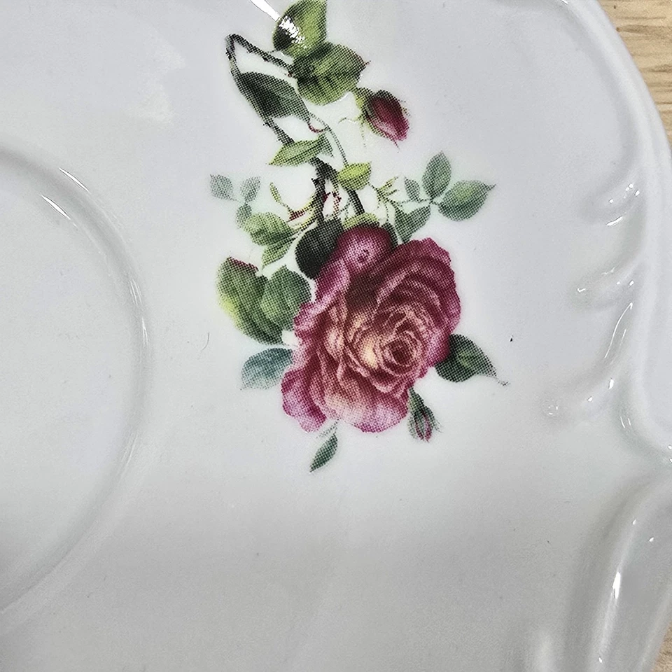 Platos platillo rosas rosas cottagecore francés decoración del hogar de campo colgante de pared Foto 4 de 4