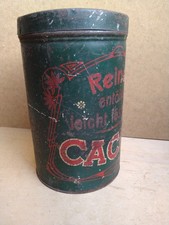 Blechdose Cacao Kakao Werbung Deko alt antik über 100 Jahre Kolonialwarenladen