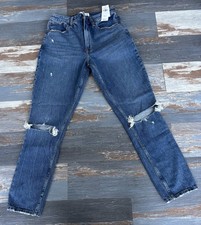 NWT Abercrombie Women  s jeans The Skinny High Rise Size 6L Curve Love