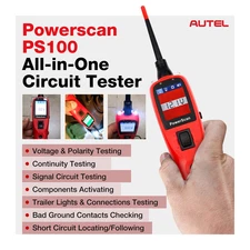 PS100 Circuit Tester Universal 12V 24V Automotive Power Circuit Probe Kit Test