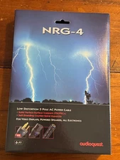 Audioquest NRG-4 Heavy Duty Power Cable 6 feet-Electronics-Stereo System-Amps
