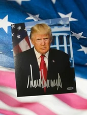USA PRESIDENT DONALD TRUMP Hand Signed 8x10 MAGA Photo Pic Autographed COA 🇺🇸