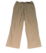 Gap Fit Runaround Nylon Womens Sz Medium Beige Hi-Rise Drawstring Pants Jogger