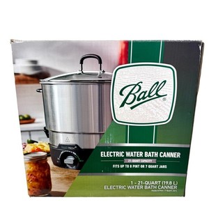 Ball Electric Water Bath Canner 21 QUART FTWB-15-02 Freshtech Tested & Works