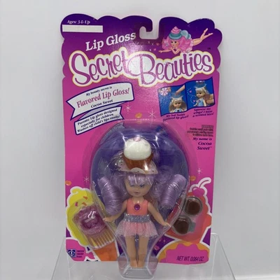 Vintage Hasbro 1992 Secret Beauties - LIP GLOSS Cocoa Sweet - Complete NOS - Image 1 of 4