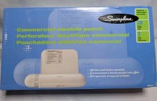 Swingline Commercial Electric 3-Hole Punch 535 28-Sheet Capacity 20 LB Paper