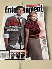 ENTERTAINMENT WEEKLY MAGAZINE THE OFFICE PAM JIM OCTOBER 5 2007 EXCELLENT COND!