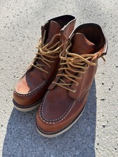 Red Wing Shoes Moc Toe Boots Braun Leder US 7.5 / EU 38 B – Top Zustand