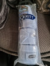 KITT Double Ended Fleece Bandages Set Of 4 One Size PALE BLUE..Brand New