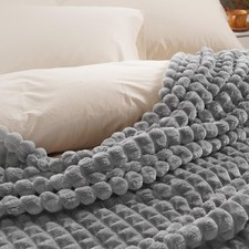 PHF Luxury Soft Fleece Blanket King Size 380GSM - No Shed, No Pilling, Cozy