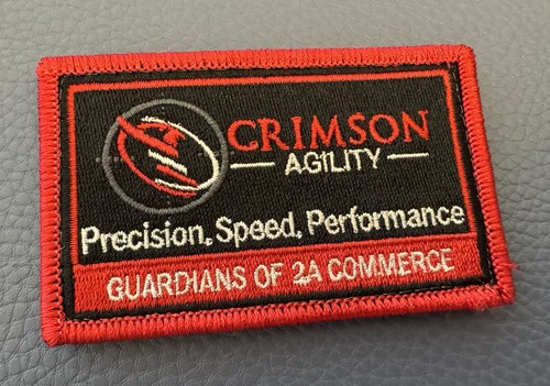 Crimson Agility PATCH GUN RIFLE Tactical SHOT SHOW 2025 Firearm - Picture 6 of 8