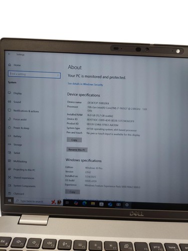 Dell Latitude 5520 Laptop i7 11th Gen 2.80Ghz 16GB 512GB SSD - M2 - 第 7/9 張圖片