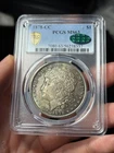 1878-CC PCGS MS63 CAC Morgan Silver Dollar Toned Original