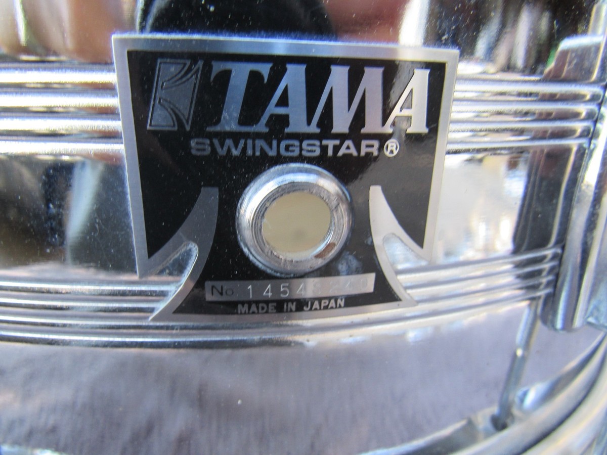 Vintage 1980's Tama Swingstar Japan chrome 8 lug snare drum 14