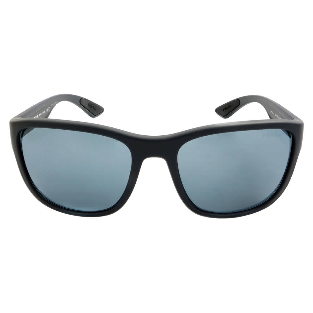 Prada Linea Rossa Grey Mirror Square Men's Sunglasses PS