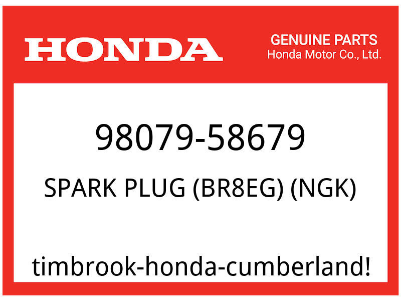 Honda OEM Part 98079-58679 SPARK PLUG BR8EG NGK