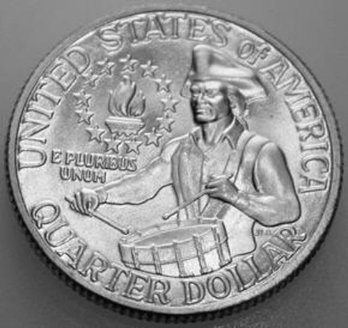 USA: 1/4 Dollaro 1976 "Washington-Bicentenario