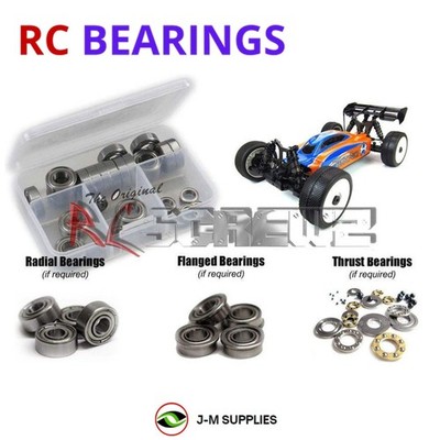 RCScrewZ Metal Shielded Bearings tek001b for Tekno EB48 1/8 Buggy TKR5000 | KIT