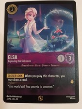 Elsa - Exploring the Unknown 22 Disney Lorcana Promo Cards Cold Foil