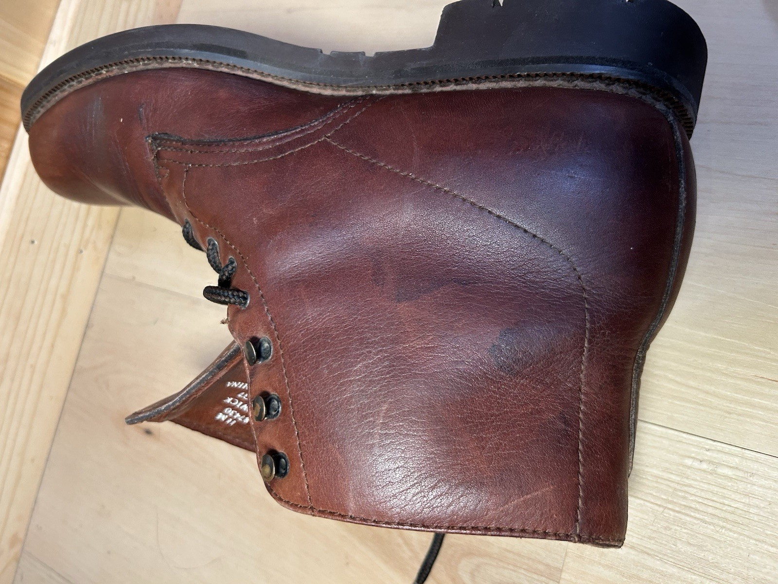 Frye Mens Berwick Lace Up Ankle Boots Size 11 M Brown Leather Vibram Sole