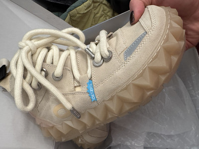 OETZI OETZlerolCE Beige Lace Up Rubber Outsole Solid Athletic Sneakers