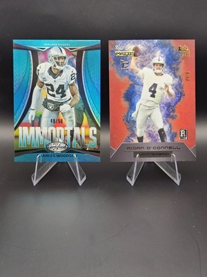 Charles Woodson 2024 Immortals /50 Oakland Raiders & Aidan O'Connell /50
