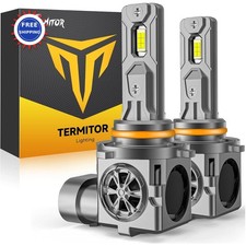 LED Light Bulbs 9005 HB3 100 000LM 13X Super Brighter 6500K Cool White Termitor