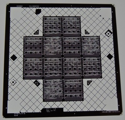 Cray 3 Supercomputer PCB Photomask for Board CM-1  Layer 2  Micromask