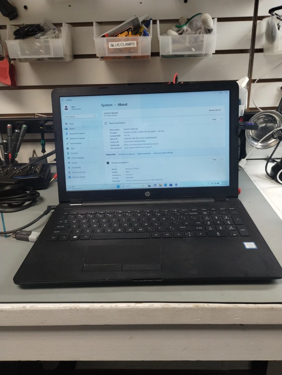 HP Intel Core i3 7th Gen. PC Laptops & Netbooks 1 TB SSD Capacity