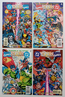 DC Versus Marvel / Marvel vs. DC Nr. 1-4 DC/Marvel Comics USA 1996 - Z. 0-1/1