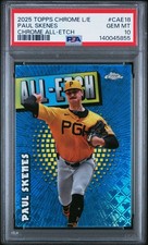 2025 Topps Chrome Logofractor Edition - All-Etch Paul Skenes #CAE-18 PSA 10